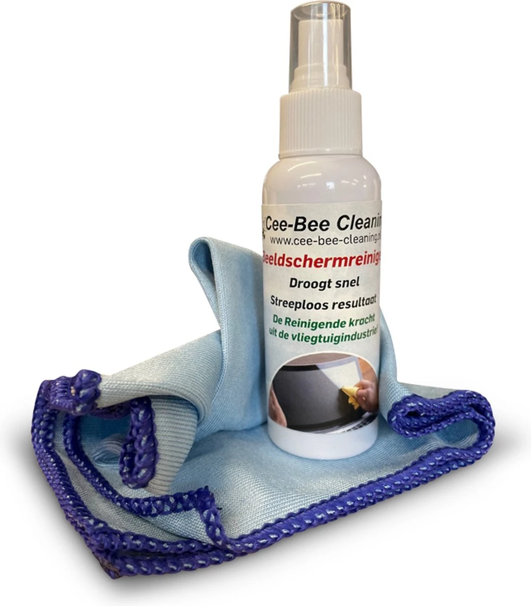 Beeldschermreiniger Met Glasdoek | Droogt Snel En Streeploos | Sprayflacon 100ml 3 Beeldschermreiniger Met Glasdoek | Droogt Snel En Streeploos | Sprayflacon 100ml