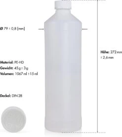 Isopropyl Alcohol - Isopropanol - IPA - Isopropyl - 99,9% Zuiver - 1000ml - Inclusief Trechter 10 Isopropyl Alcohol - Isopropanol - IPA - Isopropyl - 99,9% Zuiver - 1000ml - Inclusief Trechter -Schoonmaakmiddelen 1067x1200