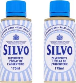 Silvo Zilverpoets - Poetsmiddel -Zilverglans - 2x 175 ML - Voordeelverpakking -Schoonmaakmiddelen 1092x1200