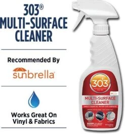 303® Multi-Surface Cleaner - 946 Ml | Veilig Voor Alle Soorten Bekleding En Vinyl. Vlekken Verdwijnen Binnen Enkele Minuten En Verkleurde Oppervlakken Komen Weer Tot Leven. -Schoonmaakmiddelen 1121x1200 1