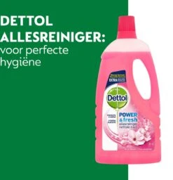 Dettol - Power & Fresh - Allesreiniger - Kersenbloesem - 8 X 1 Liter 13 Dettol - Power & Fresh - Allesreiniger - Kersenbloesem - 8 X 1 Liter -Schoonmaakmiddelen 1157x1200