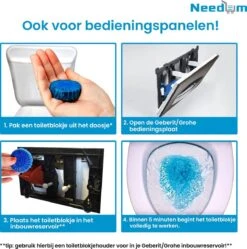 Needum ® Toiletblokjes Voor Inbouwreservoirs – WC-blokjes – Toiletblokken In Een Voordeelverpakking – 30 Stuks 18 Needum ® Toiletblokjes Voor Inbouwreservoirs – WC-blokjes – Toiletblokken In Een Voordeelverpakking – 30 Stuks -Schoonmaakmiddelen 1190x1200 8
