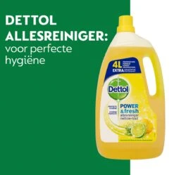 Dettol - Power & Fresh - Allesreiniger - Citrus - 3 X 4 Liter 12 Dettol - Power & Fresh - Allesreiniger - Citrus - 3 X 4 Liter -Schoonmaakmiddelen 1192x1200