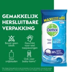 Dettol - Power & Fresh - Schoonmaakdoekjes - Oceaanfris - 4 X 80 Doekjes 12 Dettol - Power & Fresh - Schoonmaakdoekjes - Oceaanfris - 4 X 80 Doekjes -Schoonmaakmiddelen 1196x1200