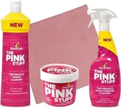 Stardrops 3x The Pink Stuff - Het Wonder Reinigingsmiddel – Allesreiniger Spray - Schoonmaakpasta - Milieuvriendelijk - Huishouden -Schoonmaakmiddelen 1200x1070 1