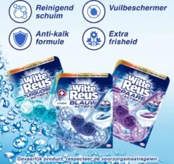 Witte Reus Blauw Actief Toiletblok - Hygiene - WC Blokjes Voordeelverpakking - 10 Stuks -Schoonmaakmiddelen 1200x1136 1