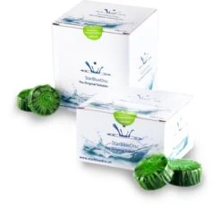 Starbluedisc Toiletblok Jaarverpakking 24 Stuks Groen -Schoonmaakmiddelen 1200x1139 1