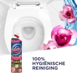 Glorix WC Powergel Toiletreiniger Pink Flower - 6 X 750 Ml - Voordeelverpakking -Schoonmaakmiddelen 1200x1147 3