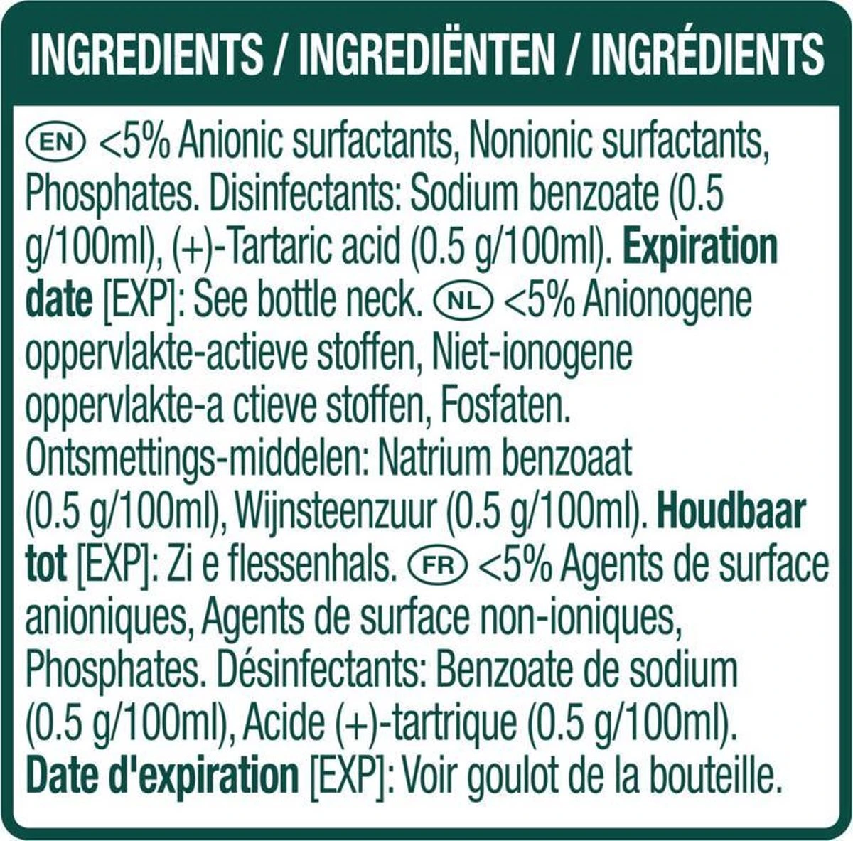 Cif Disinfect & Shine Original Desinfectie Spray - 6 X 500 Ml - Voordeelverpakking 10 Cif Disinfect & Shine Original Desinfectie Spray - 6 X 500 Ml - Voordeelverpakking - Afbeelding 8