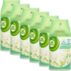 Air Wick Luchtverfrisser Navulling Freshmatic Jasmijn & Witte Bloemen 6 X 250 Ml -Schoonmaakmiddelen 1200x1198 12