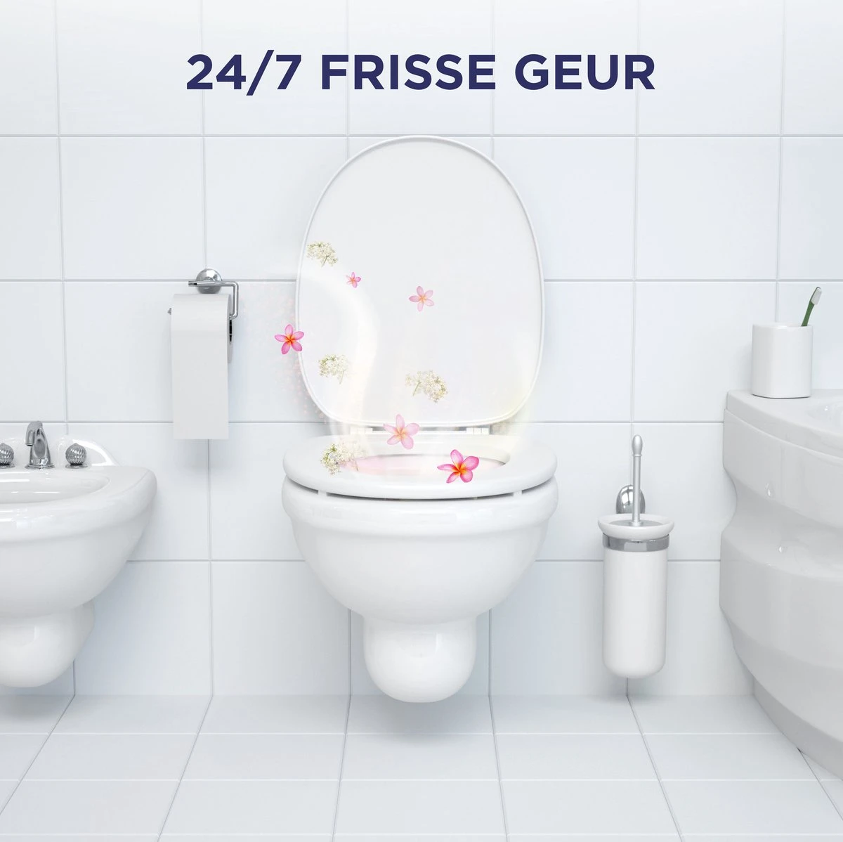 Glorix Aroma Lux Pink Jasmine & Elderflower Toiletblokken - 9 Stuks - Voordeelverpakking 7 Glorix Aroma Lux Pink Jasmine & Elderflower Toiletblokken - 9 Stuks - Voordeelverpakking - Afbeelding 6