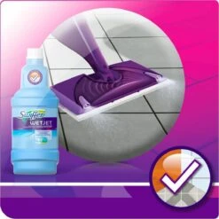 Swiffer WetJet Alles-In-Een Dweilsysteem Reinigingsmiddel - 1.25 Liter -Schoonmaakmiddelen 1200x1200 260