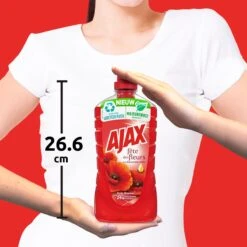 Ajax® Ajax Allesreiniger Fête Des Fleur Rode Bloem 8 X 1L - Voordeelverpakking 12 Ajax® Ajax Allesreiniger Fête Des Fleur Rode Bloem 8 X 1L - Voordeelverpakking -Schoonmaakmiddelen 1200x1200 272