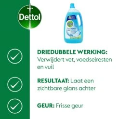 Dettol - Power & Fresh - Allesreiniger - Katoenfris - 3 X 4 Liter -Schoonmaakmiddelen 1200x1200 276