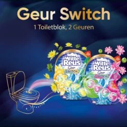 Witte Reus Toiletblok Geur Switch - Appel Waterlelie - WC Blokjes Voordeelverpakking - 10 Stuks -Schoonmaakmiddelen 1200x1200 330