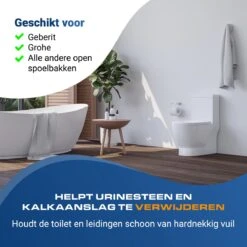 Witte Toiletblokjes Voor Inbouwreservoir Voor O.a Geberit En Grohe - 25 Stuks - Met Lavendel - Vlekvrij - Stortbakblokjes 15 Witte Toiletblokjes Voor Inbouwreservoir Voor O.a Geberit En Grohe - 25 Stuks - Met Lavendel - Vlekvrij - Stortbakblokjes -Schoonmaakmiddelen 1200x1200 360