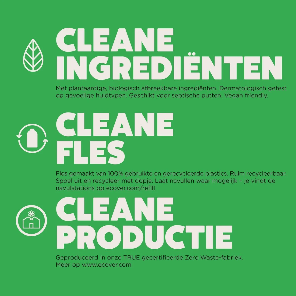 Ecover - Allesreiniger - Citroengras & Gember - Voordeelverpakking 6 X 1 L 8 Ecover - Allesreiniger - Citroengras & Gember - Voordeelverpakking 6 X 1 L - Afbeelding 6