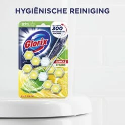 Glorix Power 5 Toiletblokken - Citroen - 7 X 2 Stuks - Voordeelverpakking -Schoonmaakmiddelen 1200x1200 395