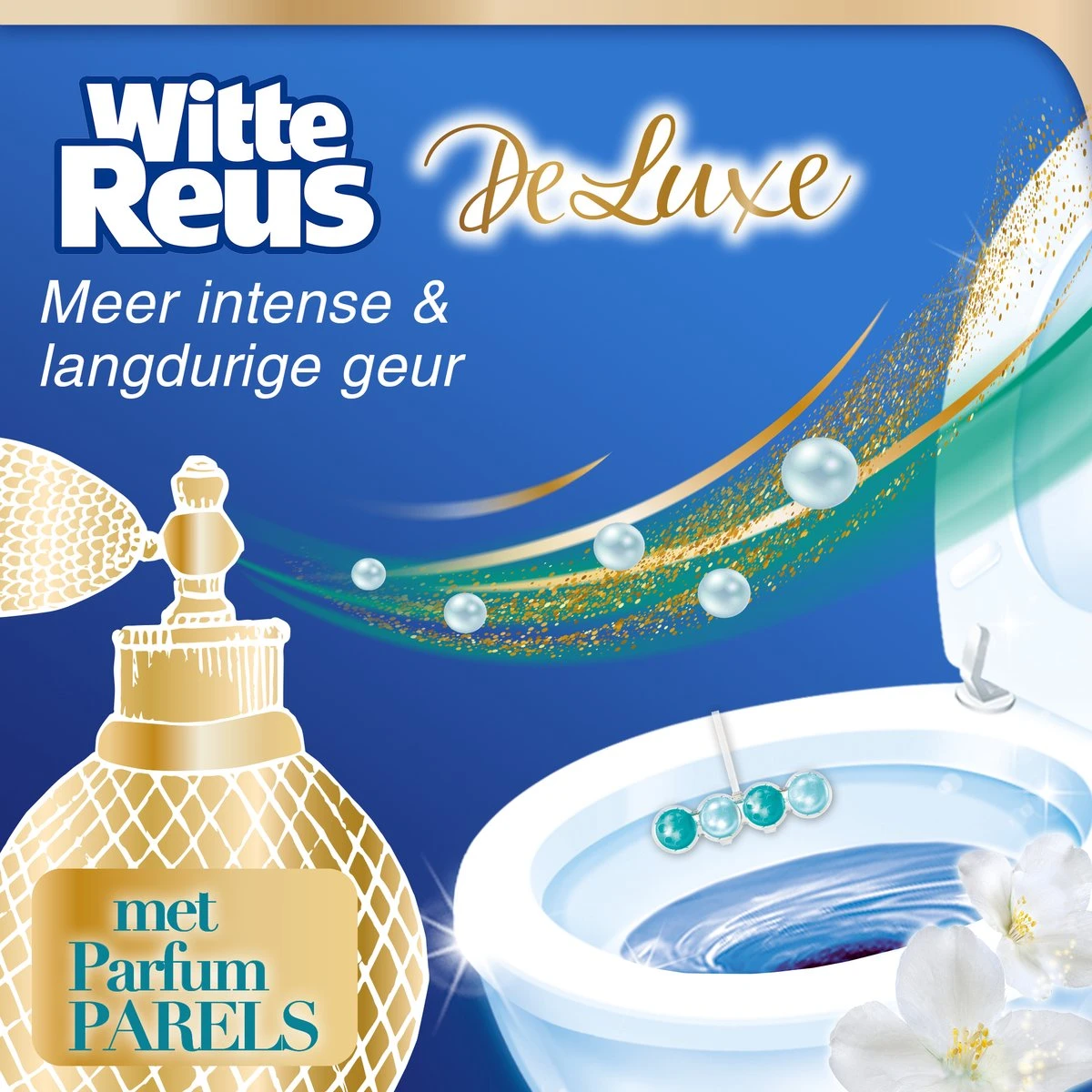 Witte Reus DeLuxe Toiletblok - Lovely Jasmine - WC Blokjes Voordeelverpakking - 10 Stuks 9 Witte Reus DeLuxe Toiletblok - Lovely Jasmine - WC Blokjes Voordeelverpakking - 10 Stuks - Afbeelding 7