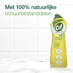 Cif CleanBoost Cream Citroen Schuurmiddel - 8 X 750 Ml - Voordeelverpakking -Schoonmaakmiddelen 1200x1200 73