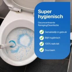 RevoBrush 28x Ocean Breeze Foaming Pads Navulling - WC Borstel Met Houder Vrijstaand -Schoonmaakmiddelen 1200x1200 74