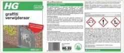 HG Graffitiverwijderaar - 600ml - Krachtig En Veilig - Biologisch Afbreekbaar 9 HG Graffitiverwijderaar - 600ml - Krachtig En Veilig - Biologisch Afbreekbaar -Schoonmaakmiddelen 1200x513