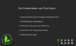 PURE NANO Glas - Nano Coating Voor 5 Jaar Heldere Ramen Met Minder Schoonmaakwerk - 250 Ml -Schoonmaakmiddelen 1200x730