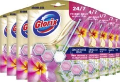 Glorix Aroma Lux Pink Jasmine & Elderflower Toiletblokken - 9 Stuks - Voordeelverpakking 14 Glorix Aroma Lux Pink Jasmine & Elderflower Toiletblokken - 9 Stuks - Voordeelverpakking -Schoonmaakmiddelen 1200x827