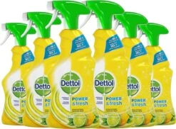 Dettol - Power & Fresh - Allesreinger Spray - Citrus - 6 X 500 Ml -Schoonmaakmiddelen 1200x885