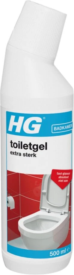 HG Toiletgel Extra Sterk - 500ml - Verwijdert De Hardnekkigste Aanslag - Tast Niet Glazuur, Roestvrijstaal En Chroom Niet Aan - Biologisch Afbreekbaar -Schoonmaakmiddelen 325x1200 1