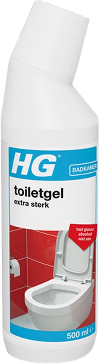 HG Super Krachtige Toiletreiniger - 500 Ml - 2 Stuks 3 HG Super Krachtige Toiletreiniger - 500 Ml - 2 Stuks