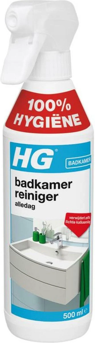 HG Badkamerreiniger Alledag - 500ml - Verwijdert Zeepresten, Huidvetten En Lichte Kalkaanslag 10 HG Badkamerreiniger Alledag - 500ml - Verwijdert Zeepresten, Huidvetten En Lichte Kalkaanslag - Afbeelding 8