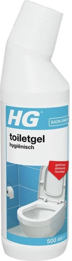HG Toiletgel Hygiënisch - 500 Ml - Glanzend Resultaat - Krachtige Reiniger En Ontkalker -Schoonmaakmiddelen 334x1200 3