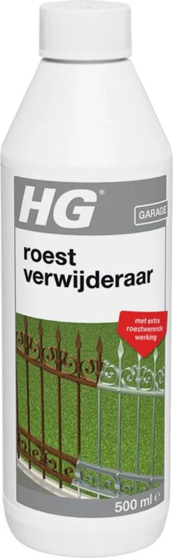 HG Roestverwijderaar - 500 Ml - Verwijdert Roest Zonder Schuren - Roestwerende Werking -Schoonmaakmiddelen 373x1200 1