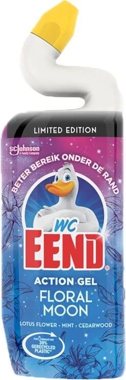 WC Eend Toiletreiniger Action Gel Floral Moon - 6x 750 Ml - Voordeelverpakking 10 WC Eend Toiletreiniger Action Gel Floral Moon - 6x 750 Ml - Voordeelverpakking -Schoonmaakmiddelen 399x1200 1