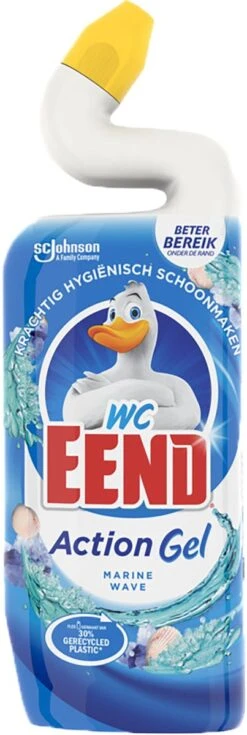 6x WC Eend Toiletreiniger Marine Wave 750 Ml -Schoonmaakmiddelen 403x1200