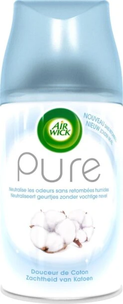 Air Wick Freshmatic Automatische Spray Luchtverfrisser - Pure Zachtheid Van Katoen Navulling - 3 Stuks - Voordeelverpakking 11 Air Wick Freshmatic Automatische Spray Luchtverfrisser - Pure Zachtheid Van Katoen Navulling - 3 Stuks - Voordeelverpakking -Schoonmaakmiddelen 484x1200 3