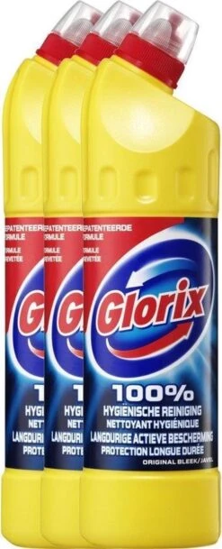 Glorix Original - 3 X 750 Ml - Bleek -Schoonmaakmiddelen 487x1200
