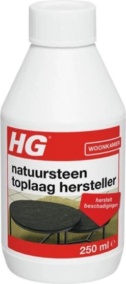 HG Natuursteen Toplaag Hersteller - 250 Ml - Herstelt Beschadigingen - Voor Marmer En Alle Andere Kalkhoudende Natuursteensoort -Schoonmaakmiddelen 534x1200 3