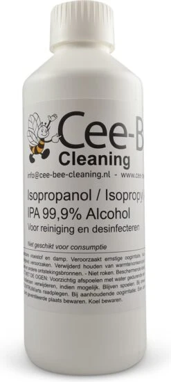 Cee-Bee Isopropanol | Isopropyl | IPA 99.9% Alcohol | 1000 Ml | 3 Flessen á 1 Liter | 3 Liter -Schoonmaakmiddelen 540x1200
