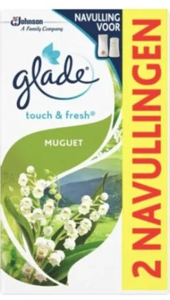 Glade By Brise Touch & Fresh Muguet Navulling - 2 Stuks -Schoonmaakmiddelen 682x1200