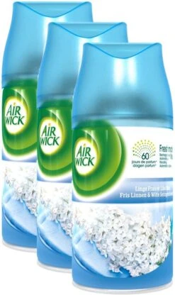 AIRWICK Freshmatic Automatische Spray Refill Frisse Linnen & Witte Bloemen Krimp - (3x250ml) 9 AIRWICK Freshmatic Automatische Spray Refill Frisse Linnen & Witte Bloemen Krimp - (3x250ml) -Schoonmaakmiddelen 712x1200 1