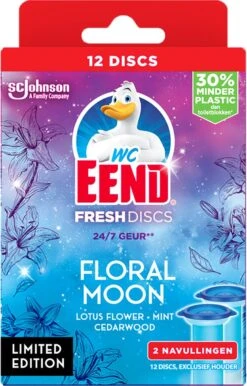 WC-Eend Fresh Discs Floral Moon + Navulling 12 Discs -Schoonmaakmiddelen 767x1200 1