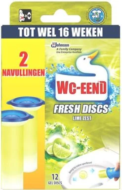 WC Eend Fresh Discs Navul Duo Lime 72 Ml -Schoonmaakmiddelen 773x1200 2
