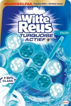 Witte Reus Turquoise Actief Toiletblok WC Blokjes Voordeelverpakking - 20 Stuks -Schoonmaakmiddelen 804x1200