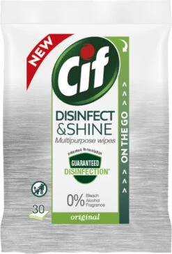 Cif Disinfect & Shine Wipes Original Desinfectie Schoonmaakdoekjes - 12 X 30 Doekjes - Voordeelverpakking 29 Cif Disinfect & Shine Wipes Original Desinfectie Schoonmaakdoekjes - 12 X 30 Doekjes - Voordeelverpakking -Schoonmaakmiddelen 811x1200