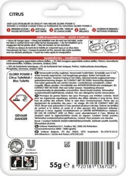 Glorix Power 5 Toiletblokken - Citroen - 7 X 2 Stuks - Voordeelverpakking -Schoonmaakmiddelen 860x1200 4