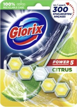 Glorix Power 5 Toiletblokken - Citroen - 9 Stuks - Voordeelverpakking 19 Glorix Power 5 Toiletblokken - Citroen - 9 Stuks - Voordeelverpakking -Schoonmaakmiddelen 861x1200 1