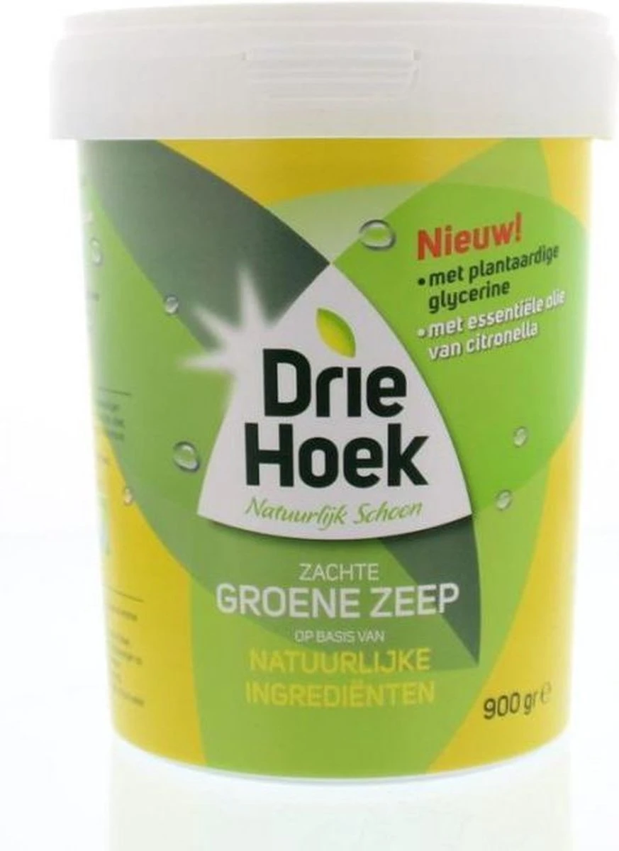 Driehoek Groene Zeep 900 Gr 4 Driehoek Groene Zeep 900 Gr - Afbeelding 2
