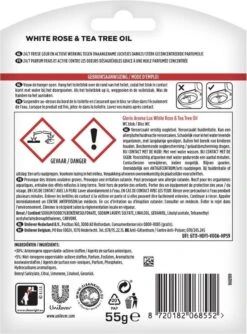 Glorix Aroma Lux Toiletblokken White Rose & Tea Tree Oil - 9 X 55g - Voordeelverpakking -Schoonmaakmiddelen 888x1200 1